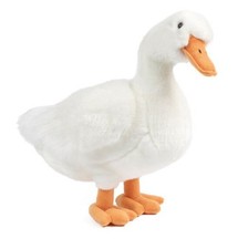 White duck plush soft - plush, toy