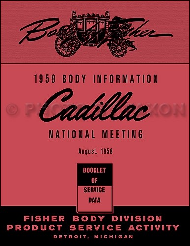 1959 cadillac body training - 1959,
