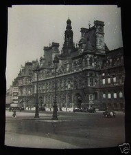 Glass Magic Lantern Slide CITY