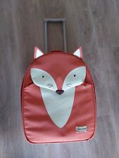 Samsonite Sammies Child Suitcase Pull Along" Fox William" FREE POSTAGE