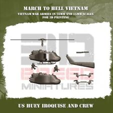 Vietnam Huey With Crew - 28mm - Bolt Action / Chain of Command / Wargaming
