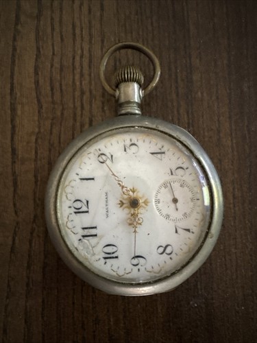 Waltham silver pocket watch - waltham,