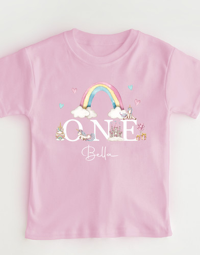 Girls unicorn birthday shirt - girls, t-shirt