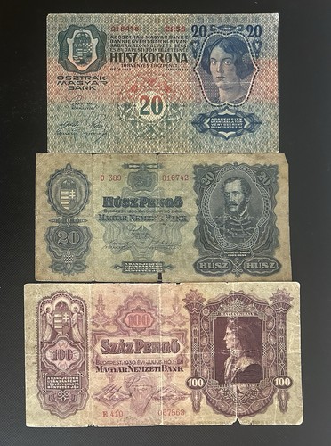 Set banknotes hungary - of,