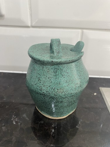 Hand made ceramic sugar - hand,