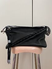 Acne Studios Rope Messenger Bag Leather Black Textured Shoulder