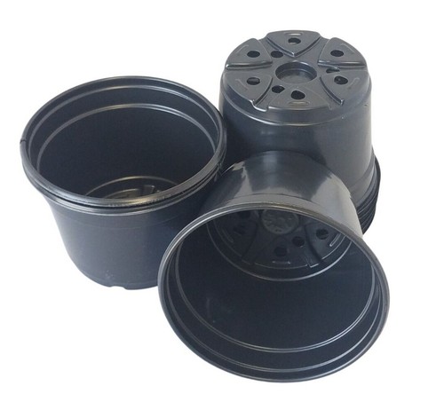 Inch round black - inch, plastic