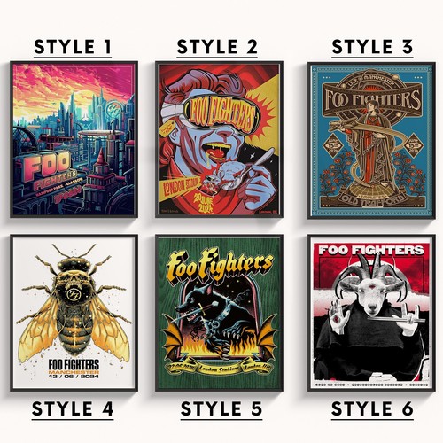 Foo fighters posters tour - fighters,