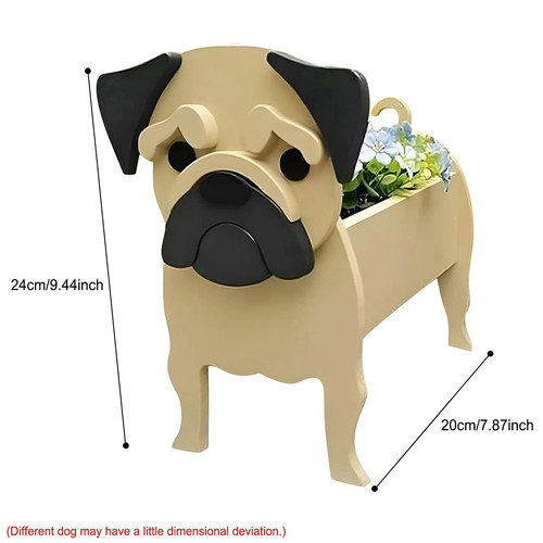 Planter animal shaped dog - planter,