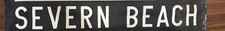 1969 Bristol area Bus blind destination - Severn Beach