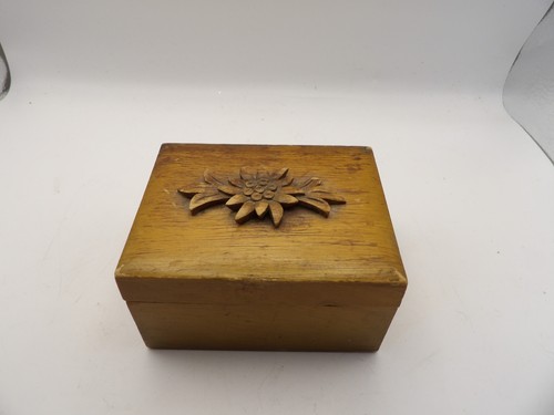 Small wooden box - , carved