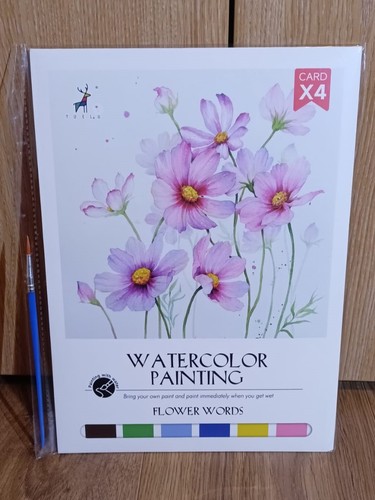 Watercolour diy painting - diy, set