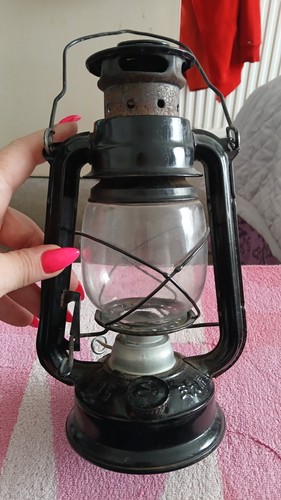 Vintage black kerosene storm - vintage,