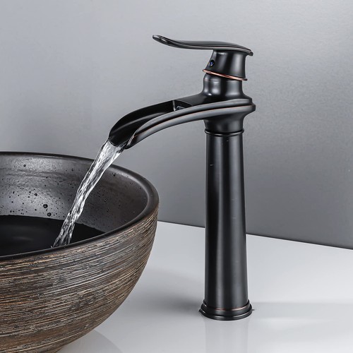Tap bathroom black waterfall - tap,