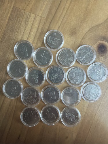Olympic 50p coin - olympic,