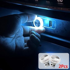 2× USB LED Car Interior Light