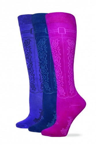 Wrangler cowgirl boot socks - wrangler,