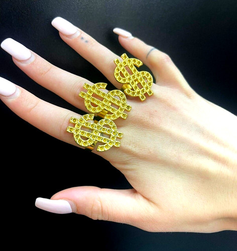 Dollar gold rings unisex - 3, x