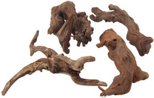 Emours Natural Driftwood Branches Reptiles Aquarium Decoration Assorted Size,Sma