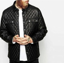 Men's Real Cowhide Black