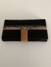 Lloyd Baker Genuine Leather Purse Black & Tan New