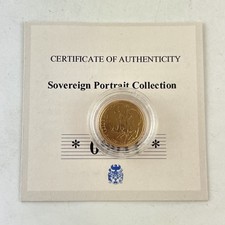 Great Britain Queen Elizabeth II 2012 Gold Quarter Sovereign Coin