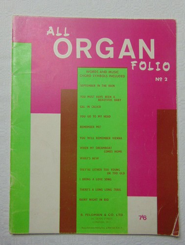 All organ folio - folio, 2