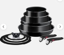 Ingenio Easy Cook & Clean L1549023 10 -Piece Pan Set - Black