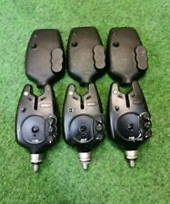 3 × Fox Micron NTXR Bite Alarms NTX-R NTXr Radio Fishing inc Cap Bite Alarms