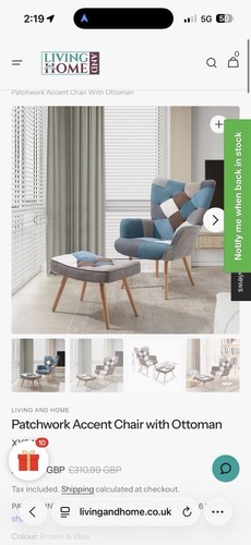 Living and home blue patchwork - and,
