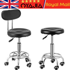 New Backrest Salon Stool Barber Tattoo Manicure Beauty Spa Lift Swivel Chair