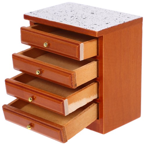 Miniature wooden bedside - miniature,
