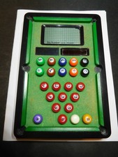 Fun gift novelty calculator in form of pool billiard snooker table retro working