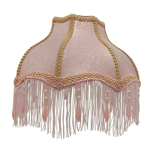 Glittered pink table lamp - glittered,