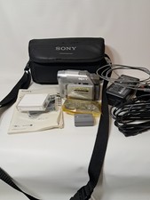 Sony Handycam DCR-HC19E Handheld MiniDV Camcorder Silver Tested +extras