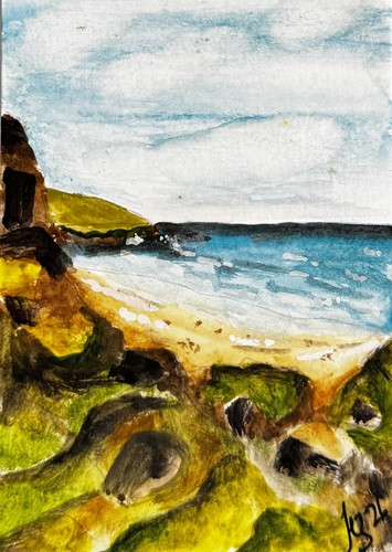 Aceo original watercolour - original,