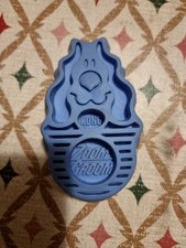 KONG Zoom Groom Dog Brush | Gentle Grooming, Massage & Bathing Tool BLUE