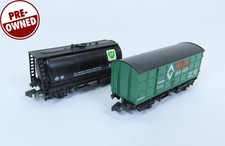 N Gauge Peco 2x Wagons BP Tank