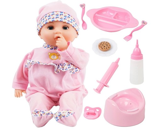 Toy choi baby doll - baby, pink