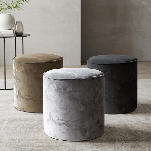 Velvet foot rest - foot, stool