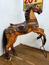 Victorian Carousel Prancer Horse From “The Ride Of Savage Horses”