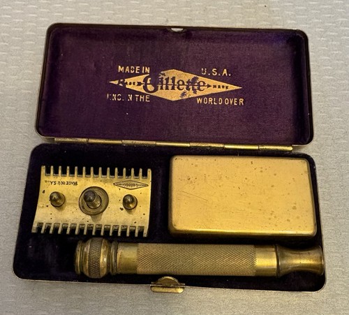 Gillette safety razor set - gillette,