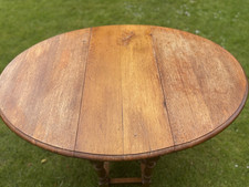 Vintage oak gateleg drop leaf - vintage,