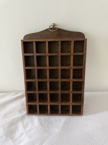 Thimble display case wooden - case,
