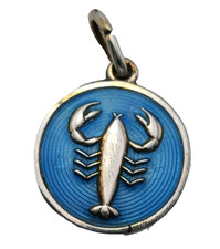 Vintage Sterling Silver Enamel