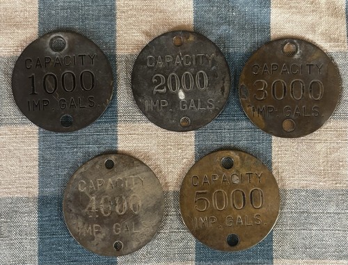 Vintage gas pump - pump, tags