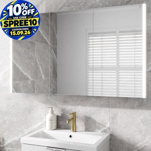Triple door bathroom led - bathroom,