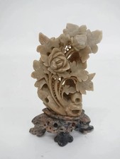 Hand Carved Soapstone Floral