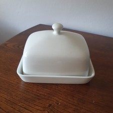 Butter Dish by IKEA White Ceramic