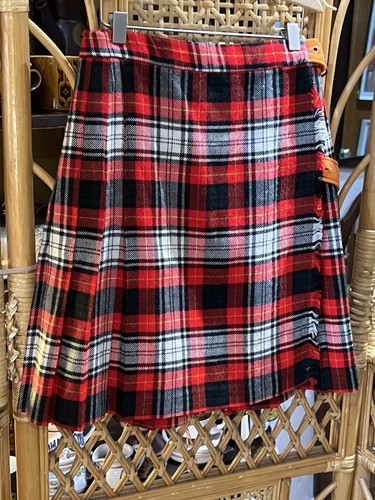 Vintage red tartan - welsh, kilt